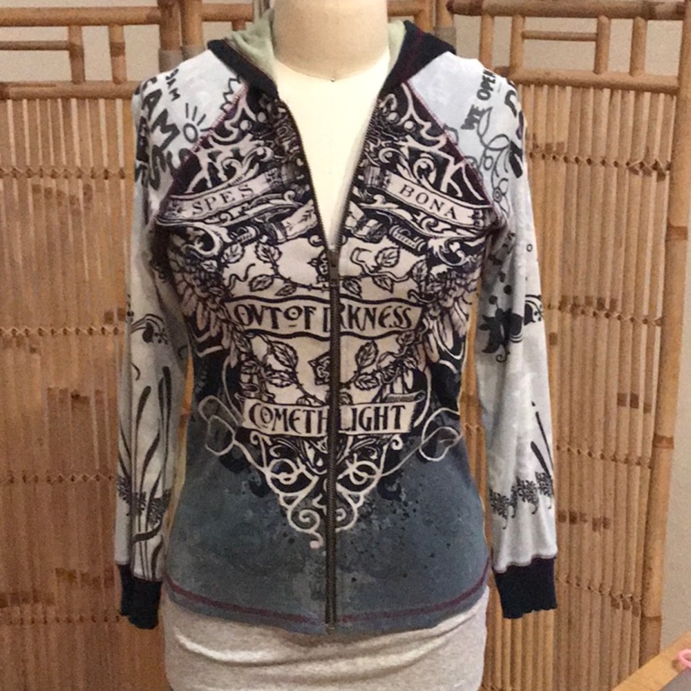 Skinny Minnie Patchwork Hoodie